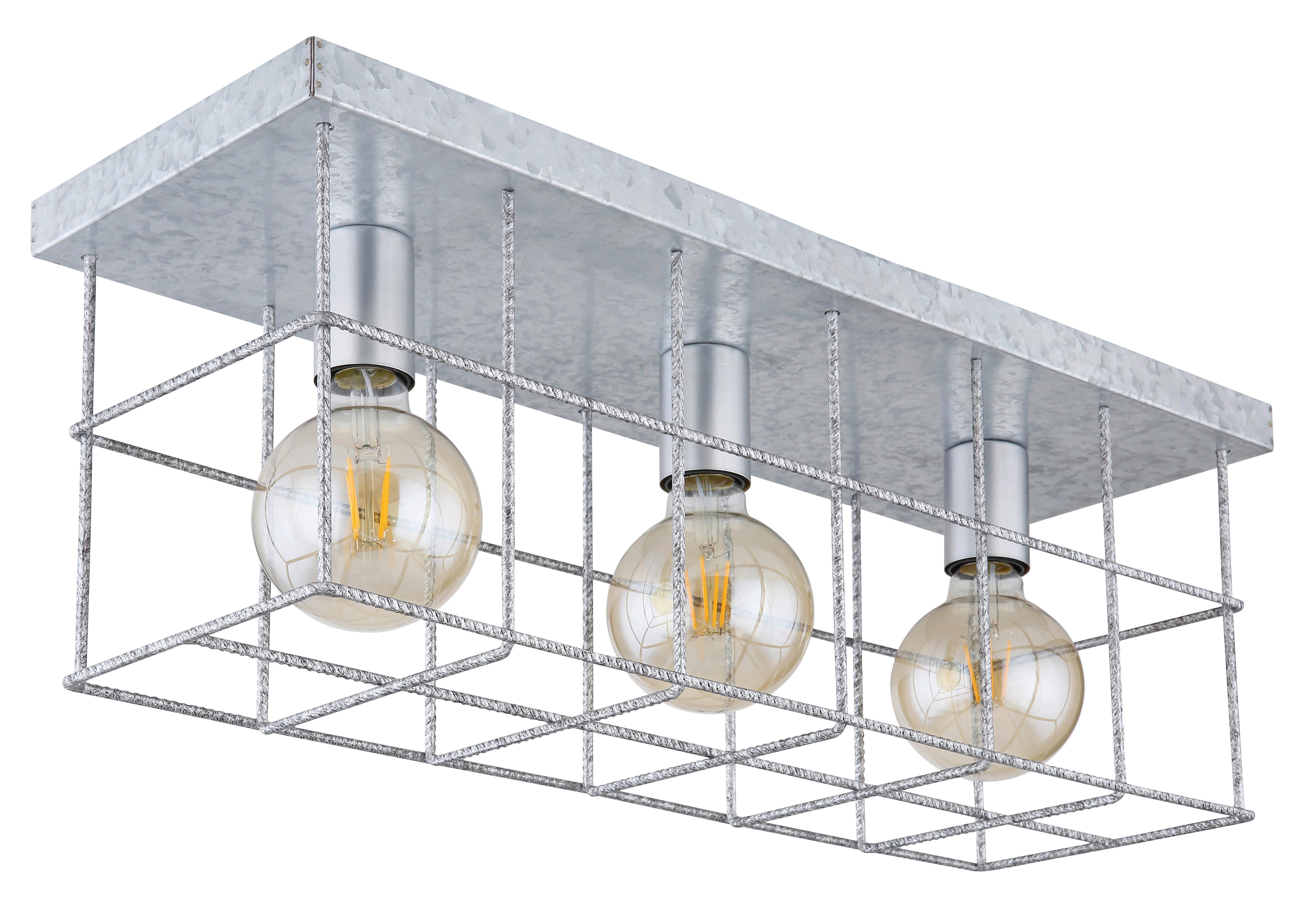 Deckenleuchte Merril L: 60 cm 3-Flammig aus Stahl