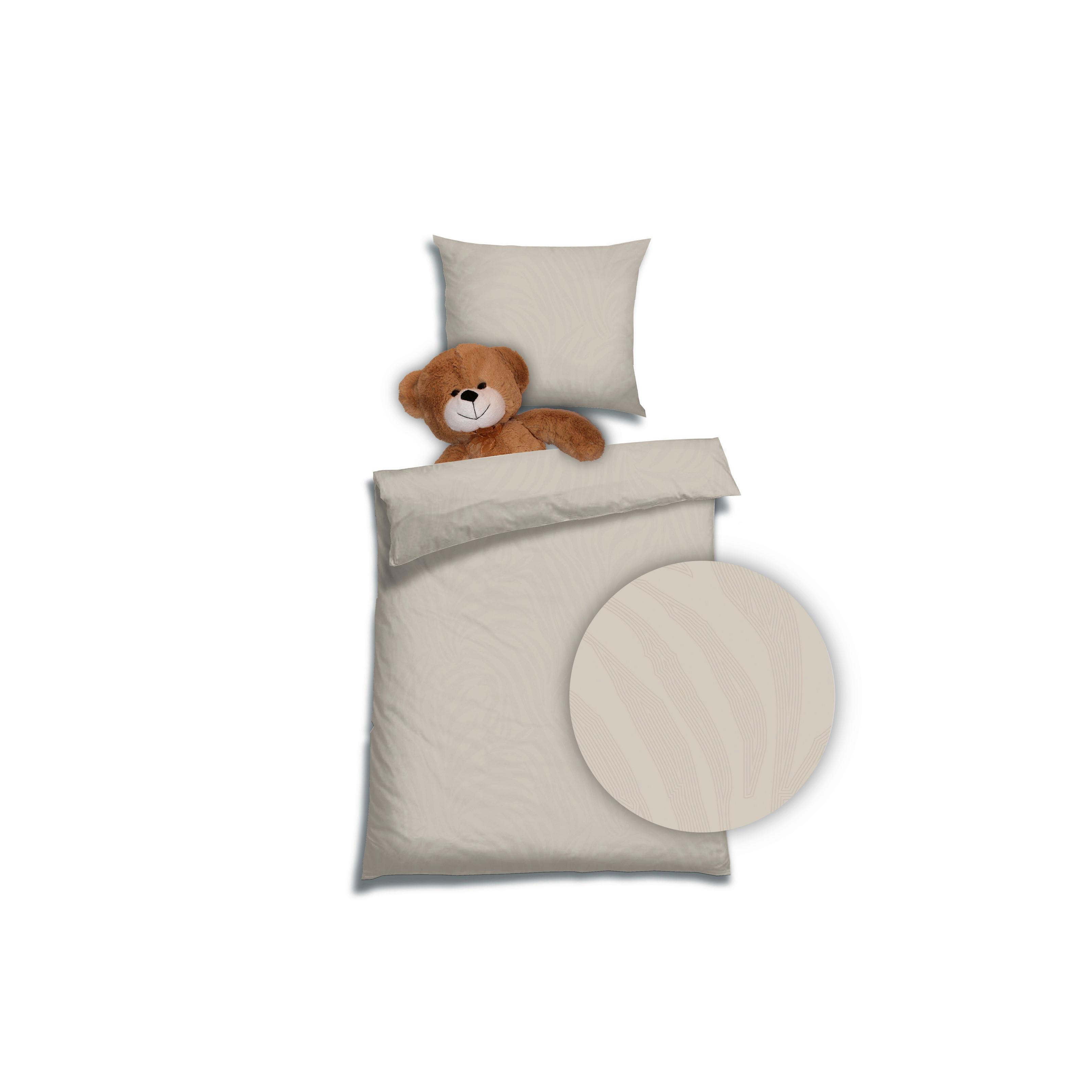 DETSKÁ POSTEĽNÁ BIELIZEŇ F20R.002.ZOMA BEIGE - béžová, Basics, textil (100/135cm) - Florella