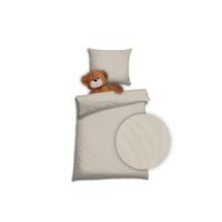 DETSKÁ POSTEĽNÁ BIELIZEŇ F20R.002.ZOMA BEIGE - béžová, Basics, textil (100/135cm) - Florella