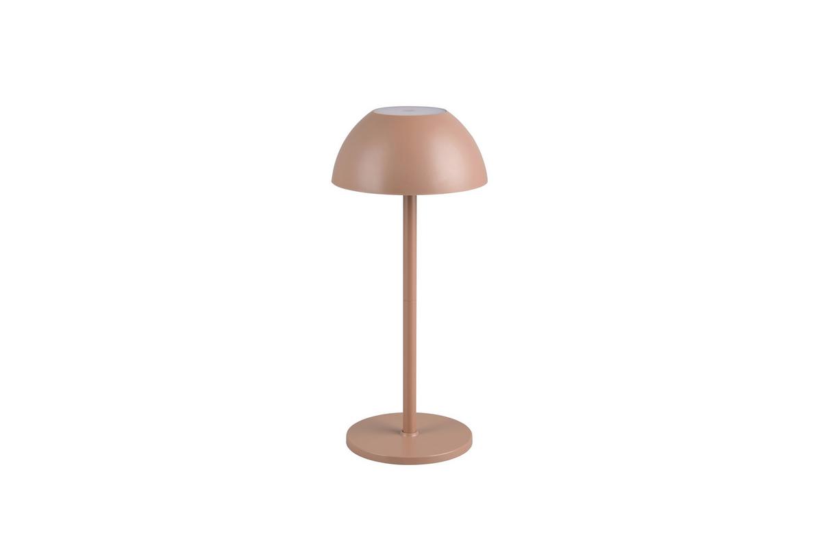 Akku-Tischleuchte Ricardo Braun D: 30 cm - Braun, Basics, Kunststoff (30,0/13,5cm)
