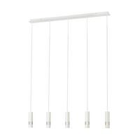 LED-Hängeleuchte 39702* Bernabeta - Weiß, Design, Kunststoff/Metall (116,5/9,5/150cm) - Eglo