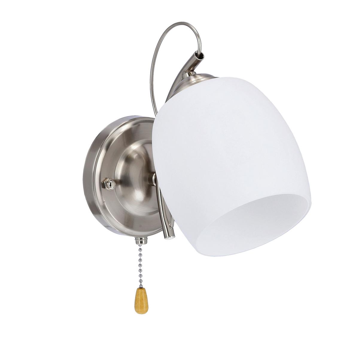 Wandleuchte 21-77028 - Chromfarben/Weiß, KONVENTIONELL, Metall (19/22/12cm)