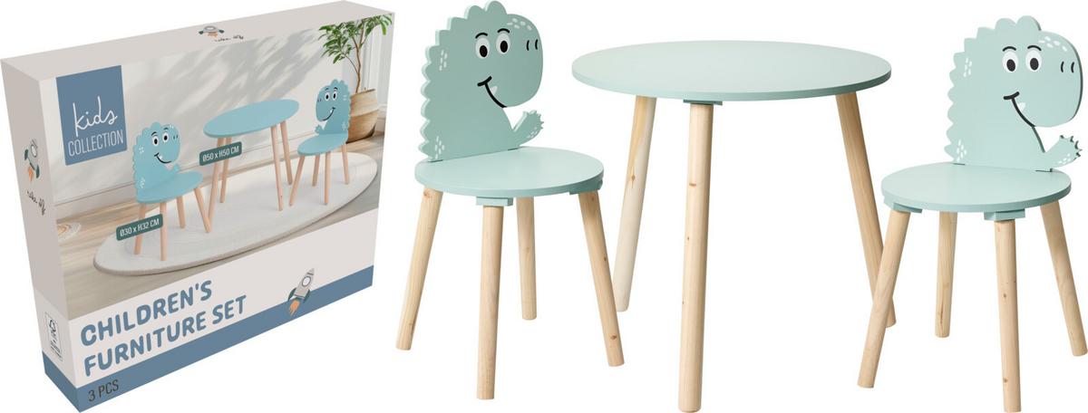 Kindertisch Dd1200080 - Türkis, Design, Holz/Holzwerkstoff (50/50/47cm)