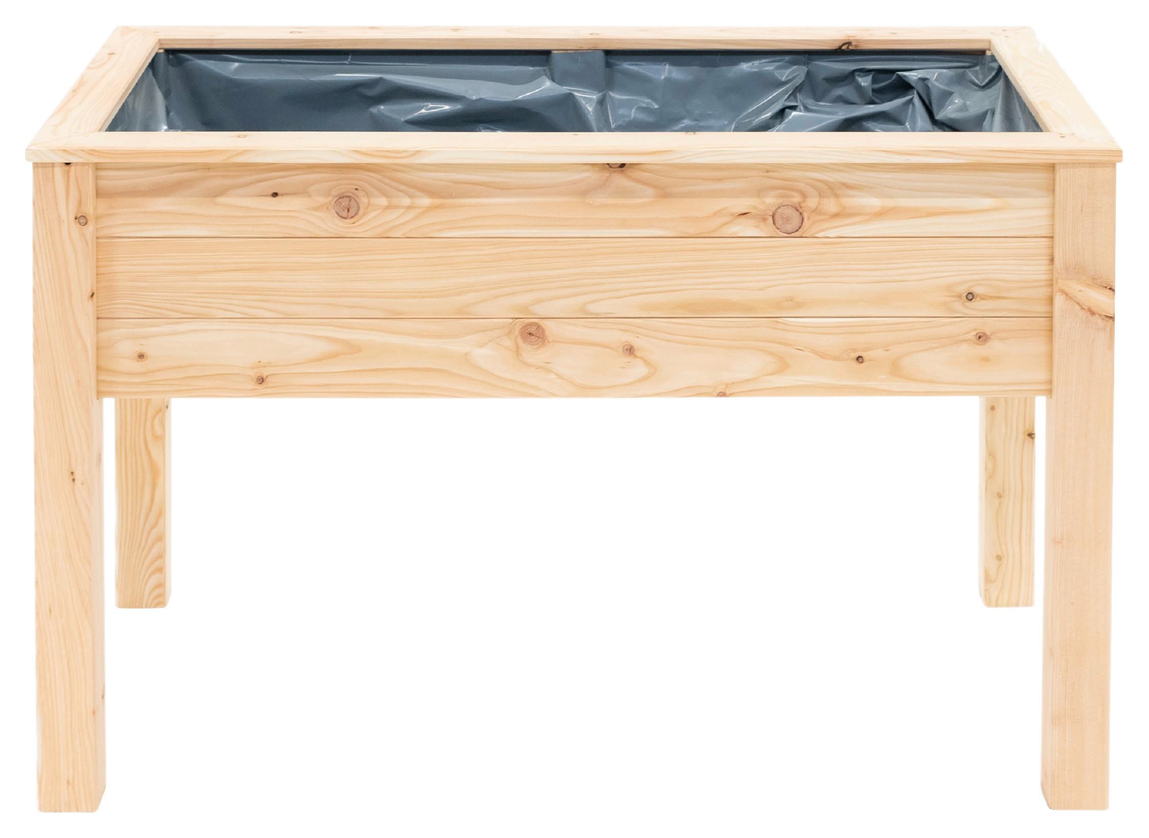 Hochbeet Echtholz Lärche 120x75x65 Cm Lärchefarben - Lärchefarben, Basics, Holz (120/75/65cm)