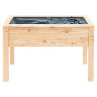 Hochbeet Echtholz Lärche 120x75x65 cm Lärchefarben - Lärchefarben, Basics, Holz (120/75/65cm)