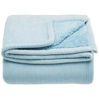 Kuscheldecke Bernadette - Blau, MODERN, Textil (150/200cm) - Luca Bessoni