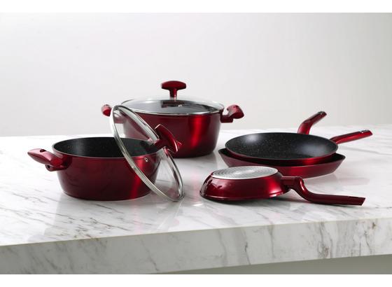 Kochtopfset Bg-8377-Rd - Transparent/Rot, Basics, Glas/Kunststoff (3.15kg) Kochtopfset Bg-8377-Rd - Transparent/Rot, Basics, Glas/Kunststoff (3.15kg)