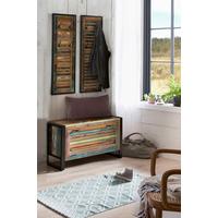 Garderobe Dielen Multicolor/Schwarz B: 85cm - Multicolor/Schwarz, Design, Holz/Metall (85/149/35cm) - MID.YOU