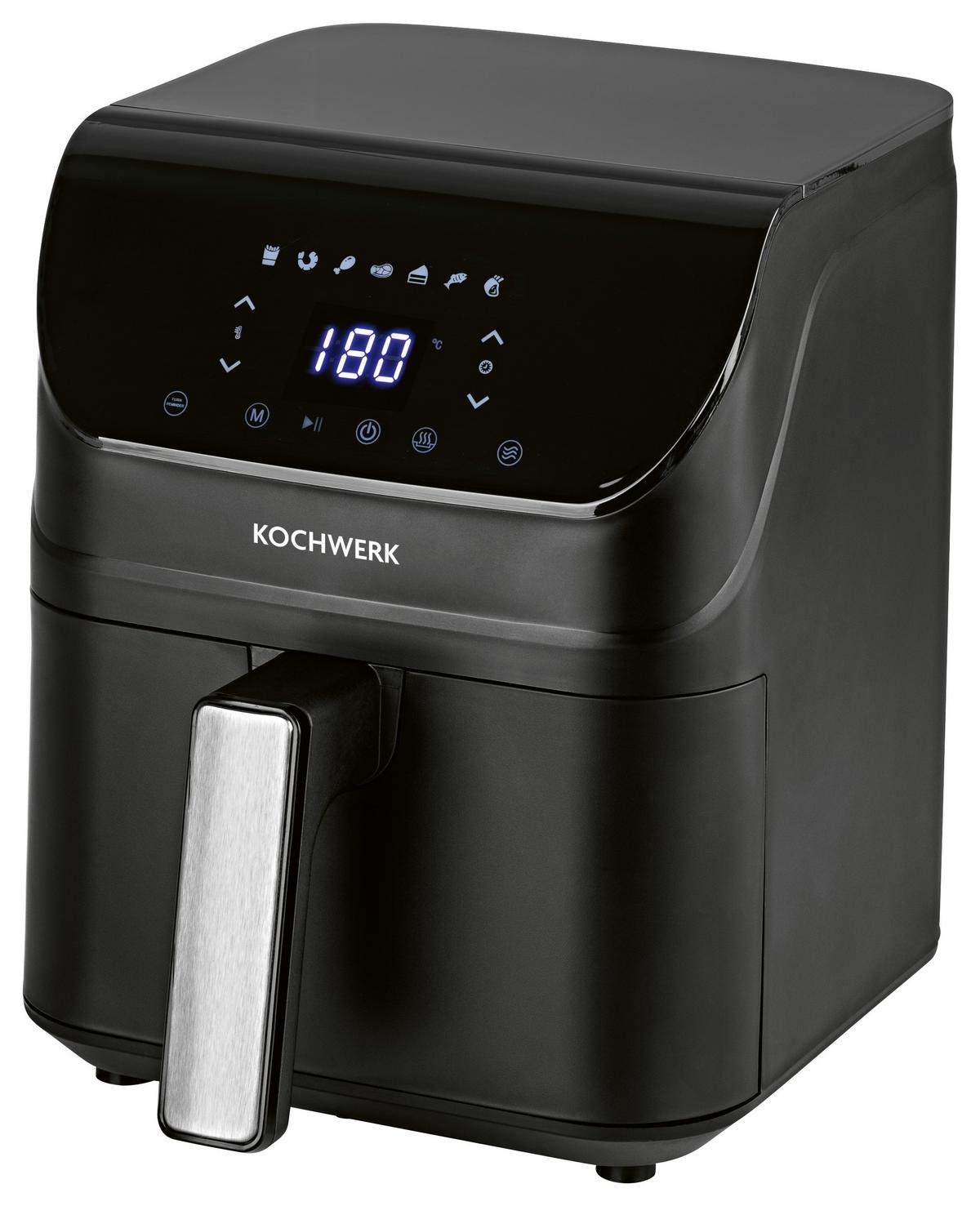 Heißluftfritteuse Rachs Kochwerk - Schwarz, Basics, Kunststoff/Metall (34/25/29,8cm)