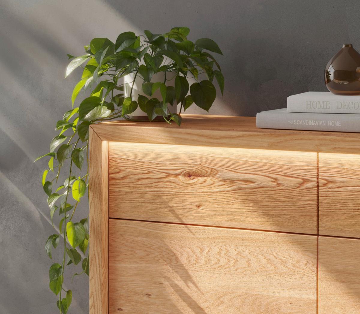 Kommode Farina, Buchefarben B: 120 Cm - Buchefarben, MODERN, Holz (120/108/40cm) - MID.YOU