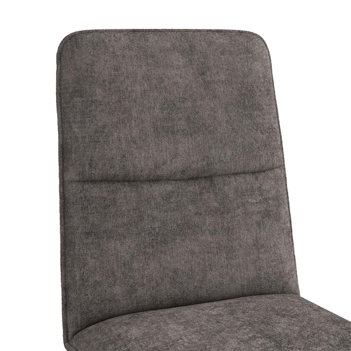 Stuhl Beluna Ii Webstoff Grau, B: 47cm - Eichefarben/Grau, KONVENTIONELL, Holz/Textil (47/91/44cm) - James Wood