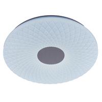 Led-deckenleuchte Porto Ø 48 Cm Rund - Weiß, Design, Kunststoff/Metall (48/8cm) - Näve