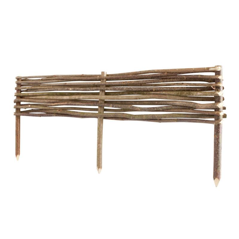 Beeteinfassung Haselnussfarben - Haselnussfarben, Basics, Holz (100/20/35cm)