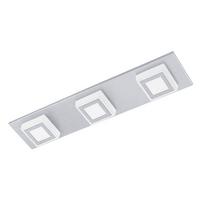 LED-Deckenleuchte Masiano L: 45 cm 3-Flammig - Alufarben, Basics, Kunststoff/Metall (45/10/5cm) - Eglo