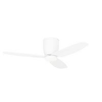 Deckenventilator Babaro Weiß 3 Kunststoffflügel Led-Leuchte - Weiß, Basics, Kunststoff/Metall (112/24,2cm) - Eglo