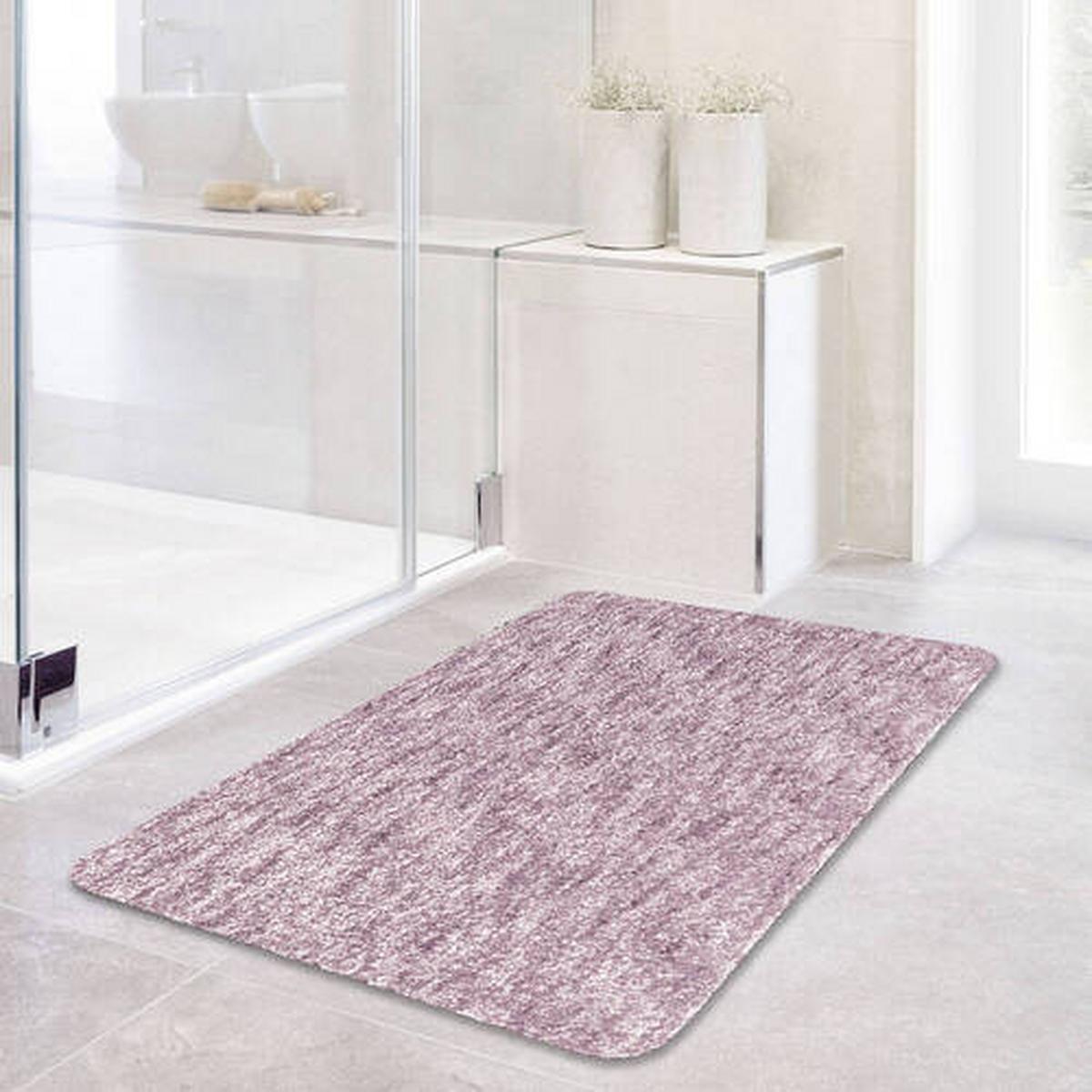 Badematte Waymore - Mauve, Basics, Textil (65/115cm) - Grund