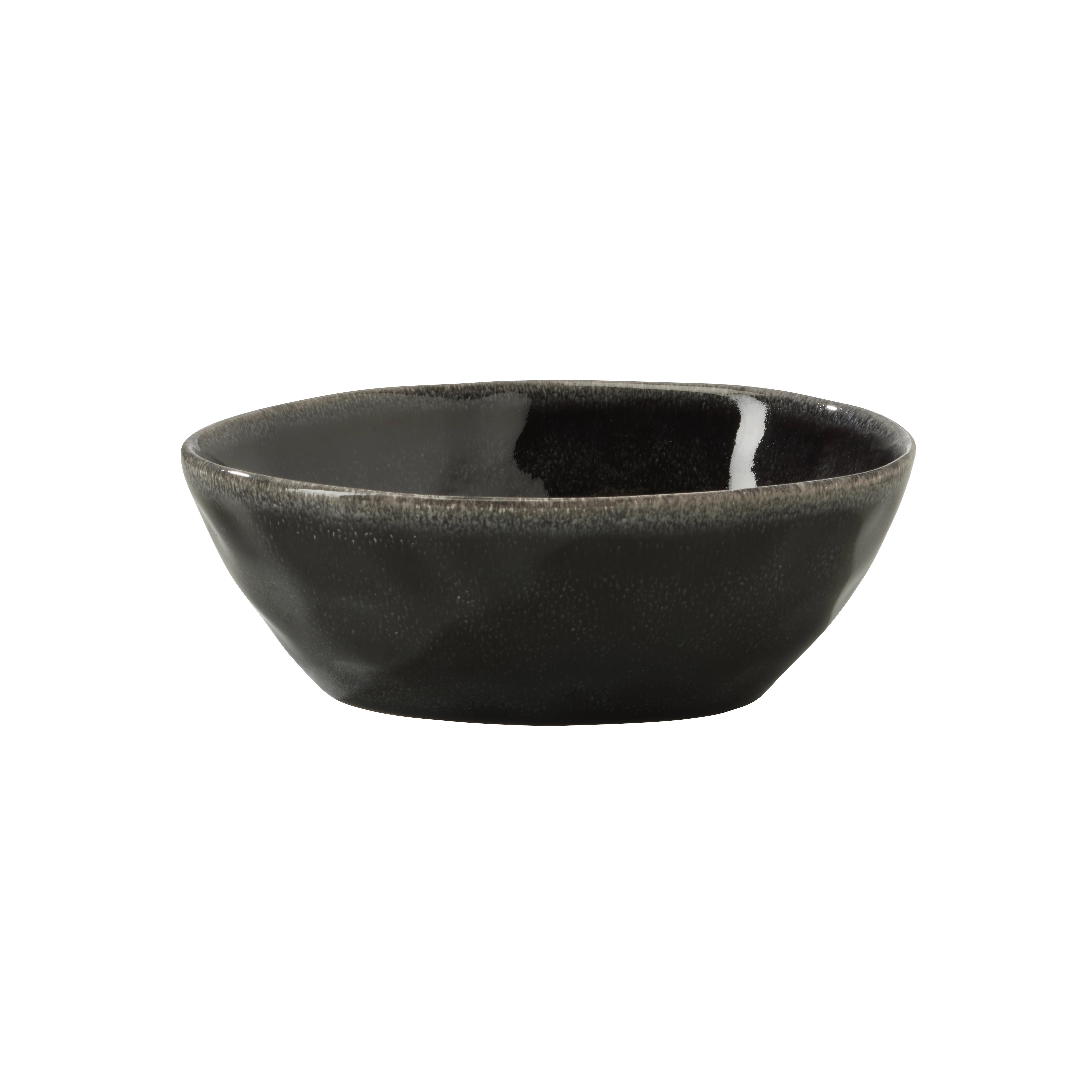 MISKA NA MÜSLI SINDRI - černá, Moderní, keramika (16/5.5/12cm)
