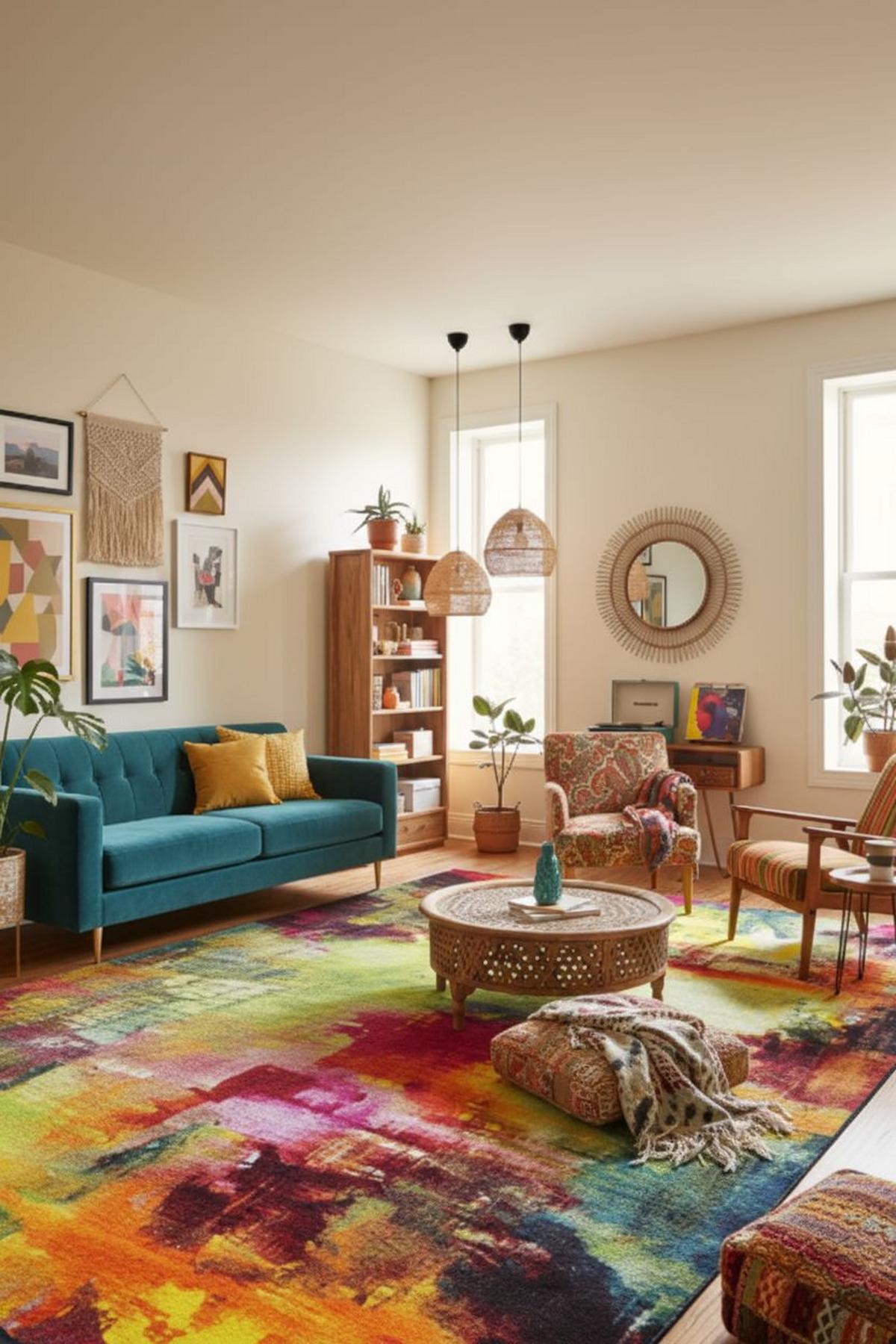 Webteppich Belis - Multicolor, KONVENTIONELL, Textil (160/230cm)