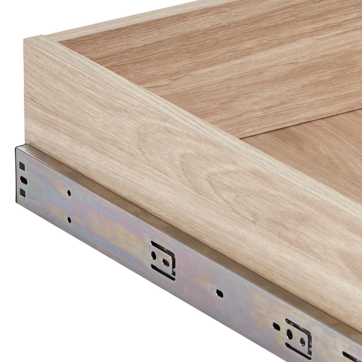 Schublade Unit, Eichefarben B: 42,4 cm, Vollauszug - Eichefarben, MODERN, Holzwerkstoff (42,4cm) - Ondega