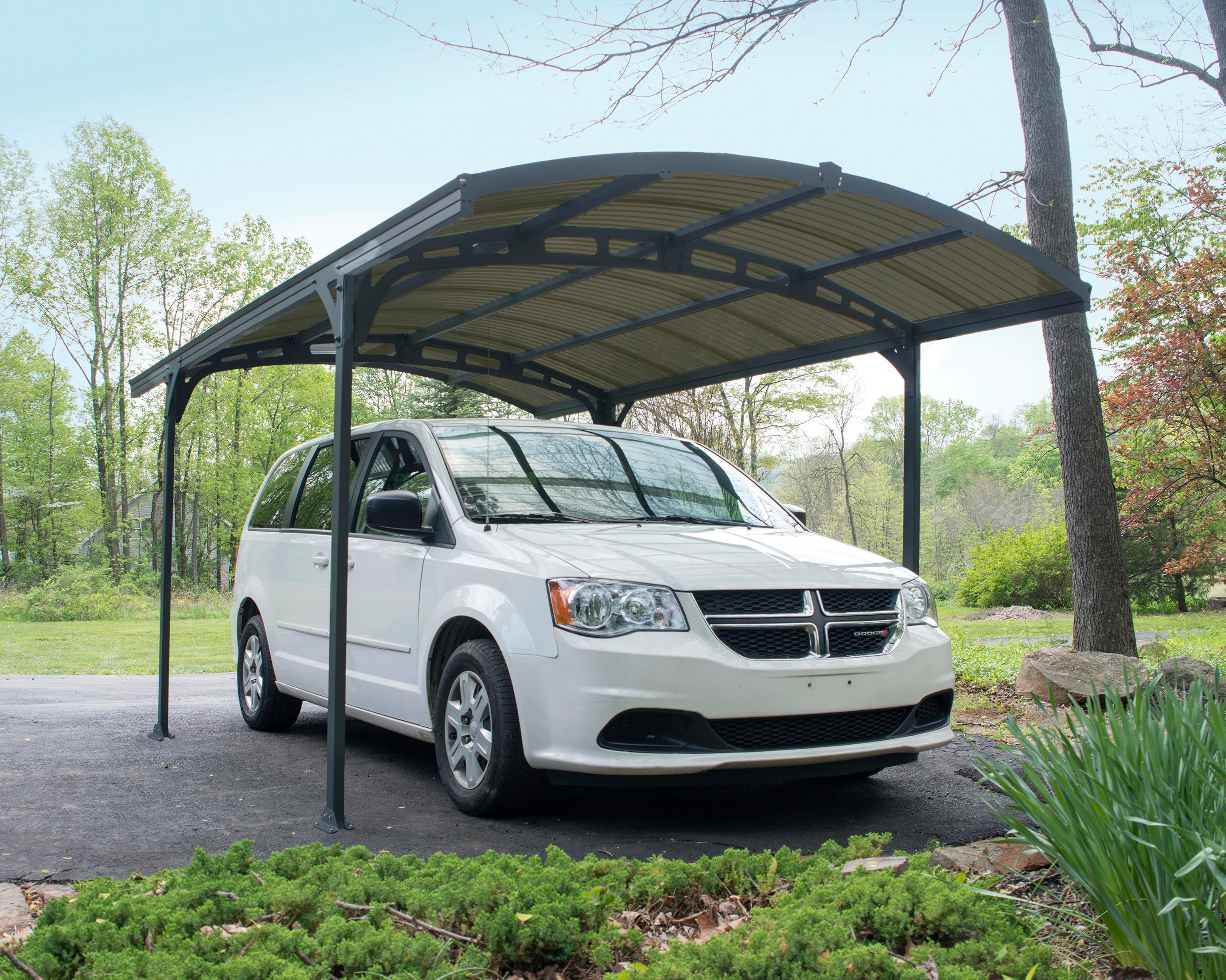 Carport mit Aluminiumgestell