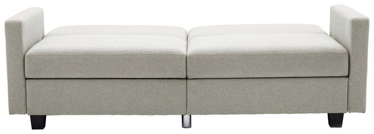Schlafsofa Kipu Weiß B: 192 cm - Creme/Schwarz, Basics, Textil (192/76/85cm) - P & B