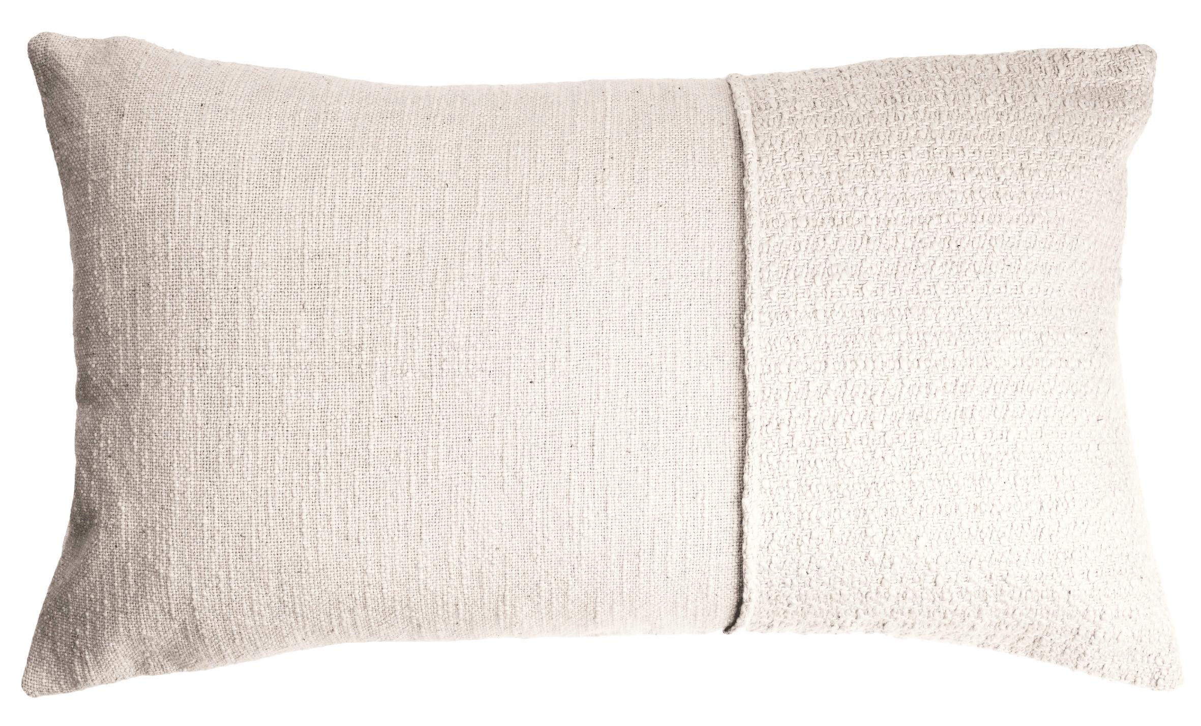 Dekoračný vankúš Dula, 60/40cm, biela - biela, Modern, textil (60/40cm) - Modern Living