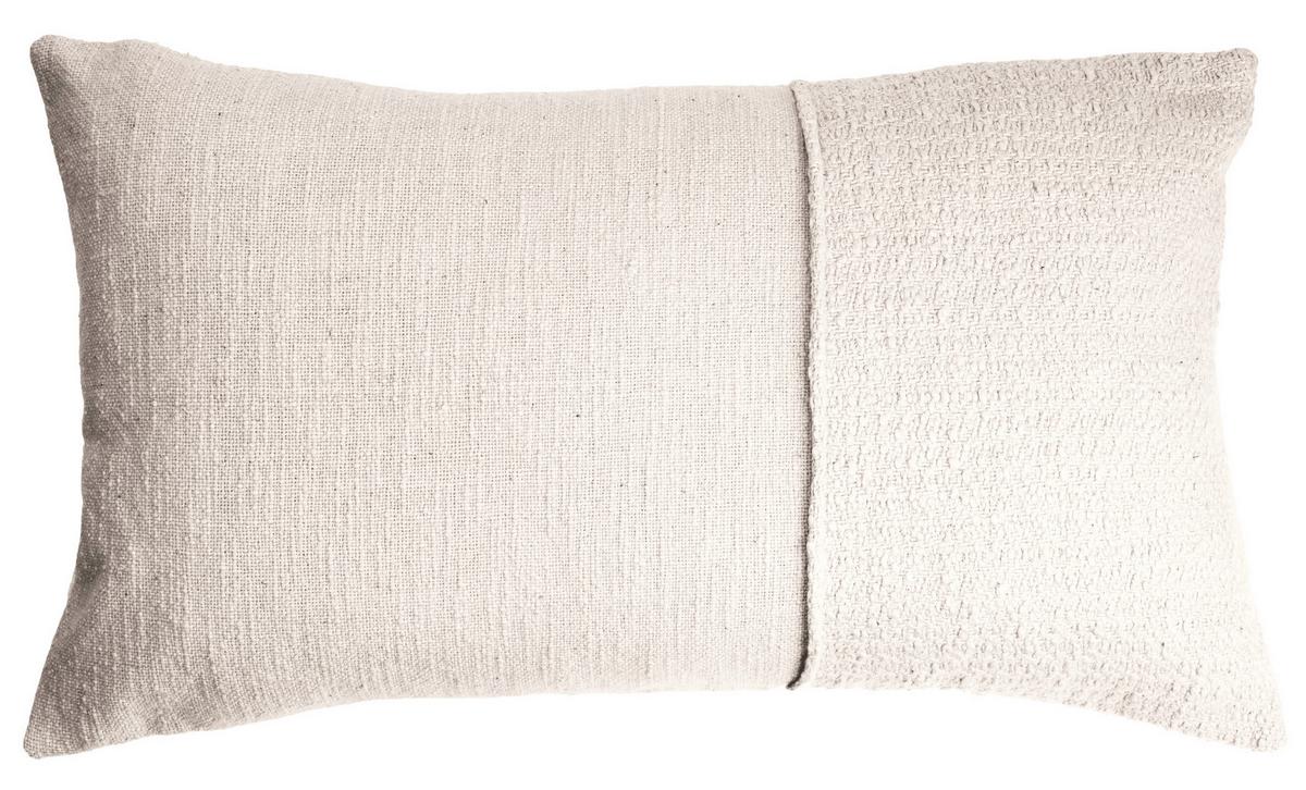 Dekoračný vankúš Dula, 60/40cm, biela - biela, Modern, textil (60/40cm) - Modern Living