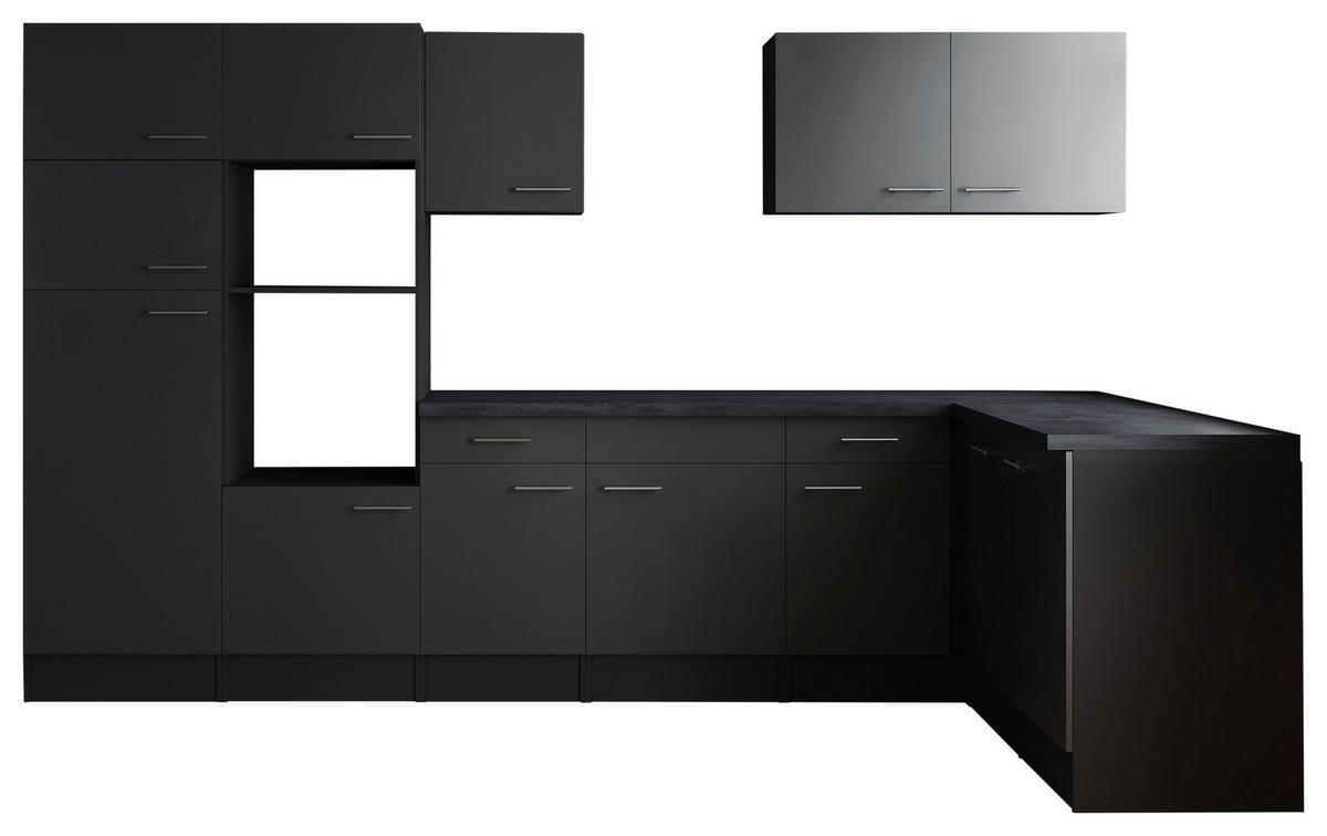 Eckküche Oliver Grau S: 340x172 Cm - Grau, Design, Holzwerkstoff (340/172cm) - Respekta