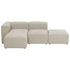 Ecksofa Lena Creme Flachgewebe - Creme, Design, Textil (160/250cm) - Max Winzer