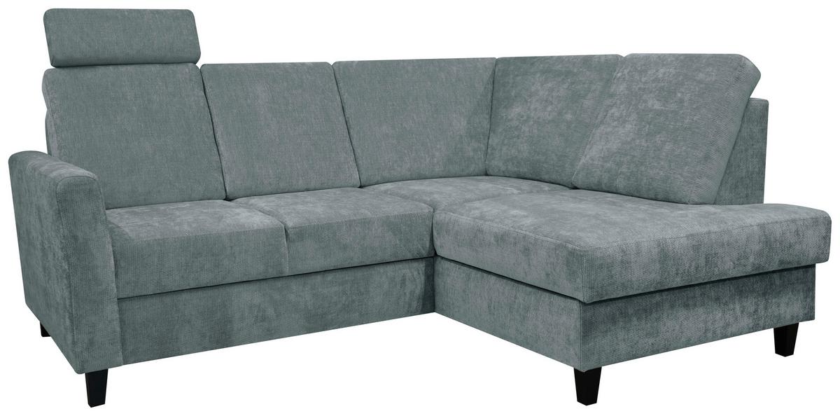 Opierka hlavy ALTON, sivozelená ženilka - sivozelená, Konventionell, kov/textil (50/19cm)