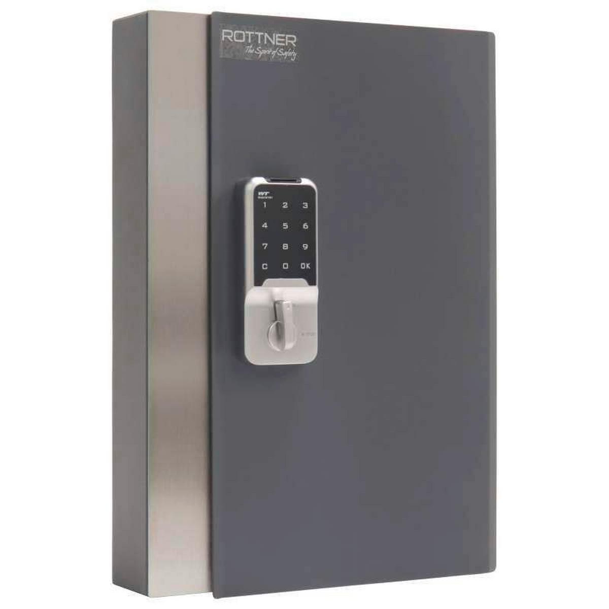 Schlüsselkasten Keyhome24 - Anthrazit, KONVENTIONELL, Metall (26,5/38,5/6cm) - ROTTNER