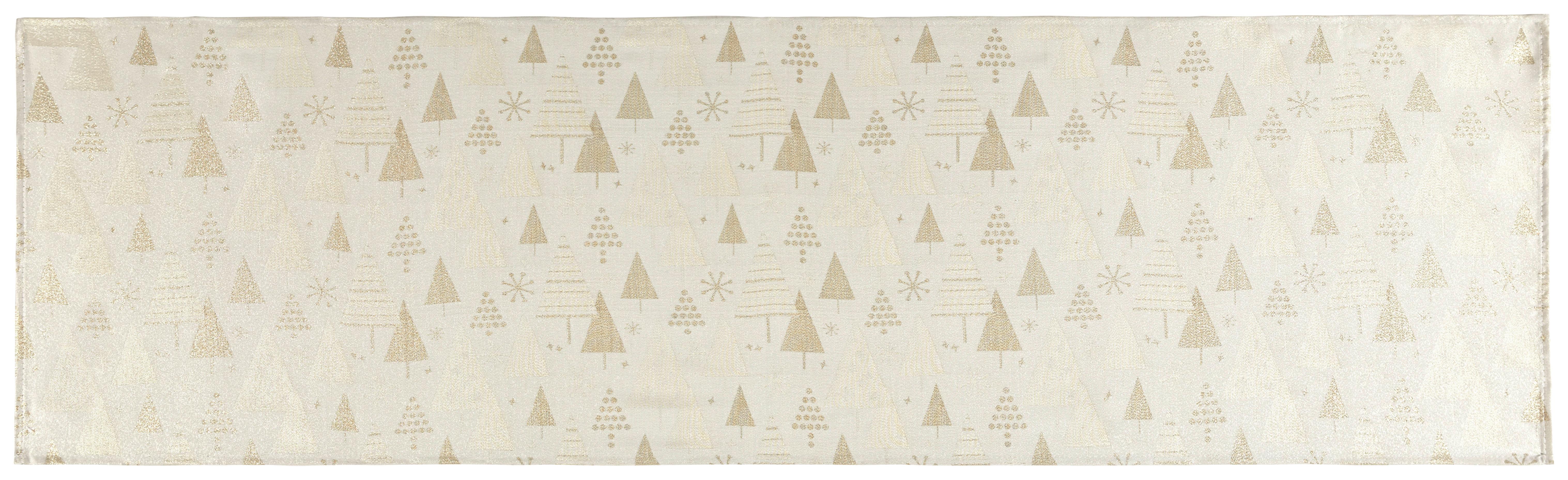 Tischläufer Esther - Beige, KONVENTIONELL, Textil (40/140cm) - Ondega