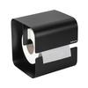 DRŽÁK NA TOALETNÍ PAPÍR TURBO-LOC LIZAN - černá, Moderní, kov (14/14,5/13,7cm) - Mömax