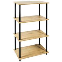 REGAL Timilli - Schwarz/Naturfarben, MODERN, Holzwerkstoff/Metall (60/111,5/30cm)