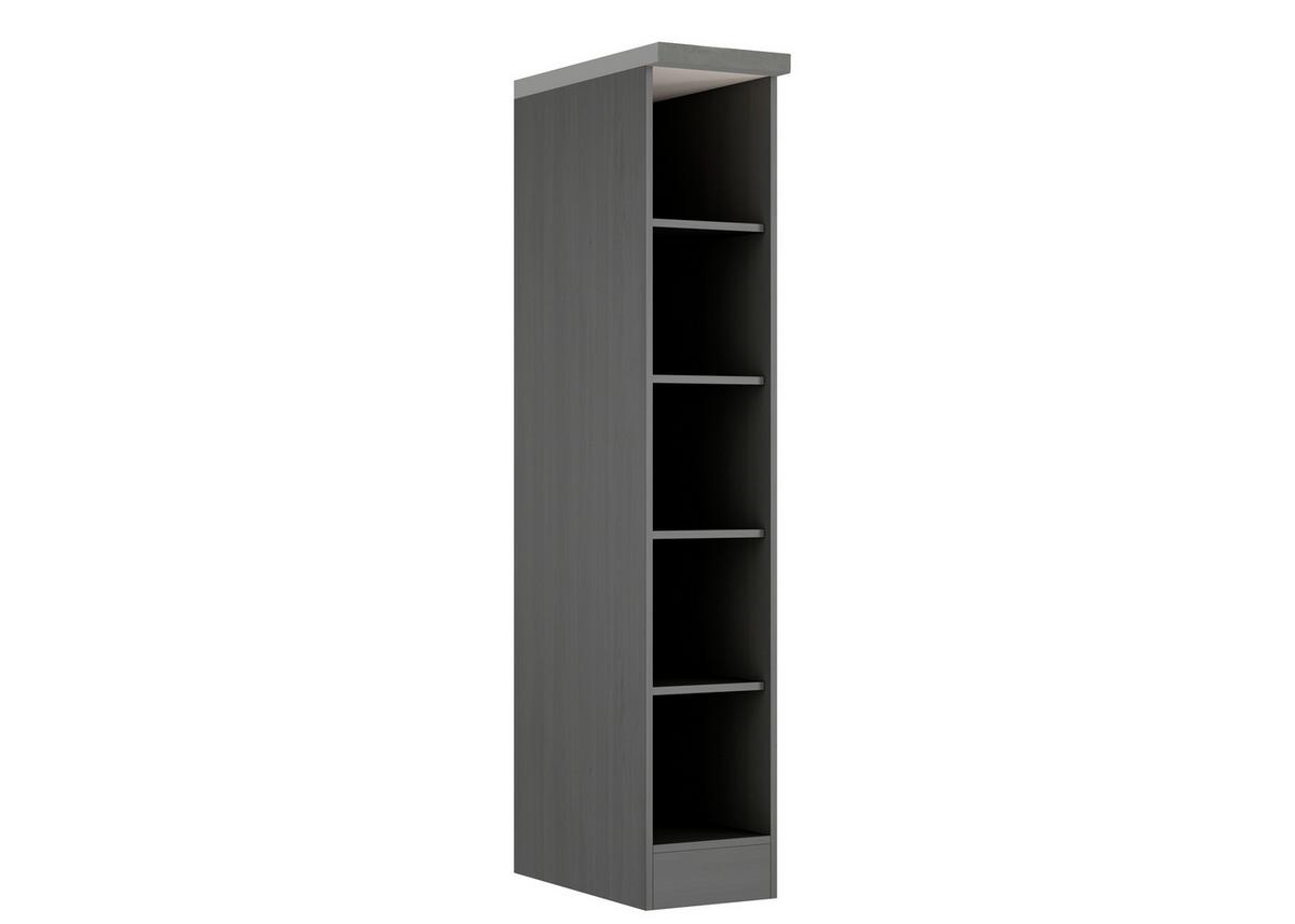 Regal Liverpool Graphitfarben B:30cm - Graphitfarben, Basics, Holzwerkstoff (30/166/60cm) - Held