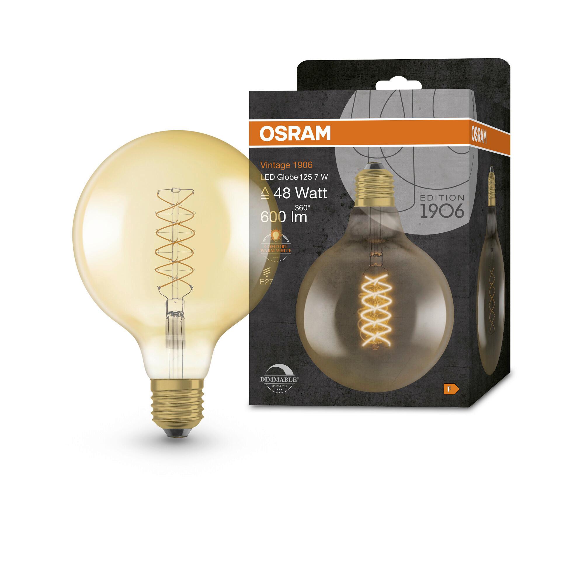 Led-leuchtmittel Vintage 1906 Led Dim48 7w/2200 - Goldfarben, Basics, Glas (12,4/17,3cm) - Ledvance
