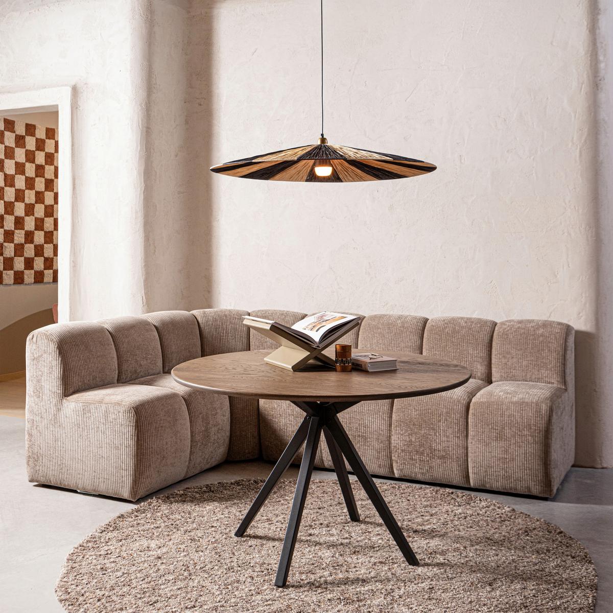 Sitzbankelement Mojo Sandfarben B: 84cm - Sandfarben, MODERN, Textil (84/83/73cm) - Livetastic