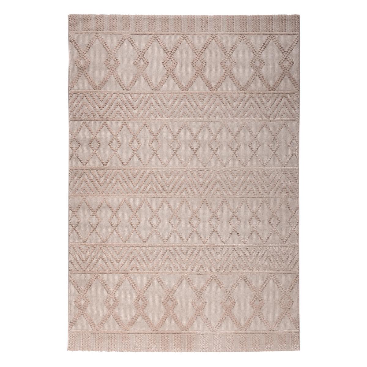 Webteppich Beige Ricarda 80x150 cm - Beige, MODERN, Textil (80/150cm)