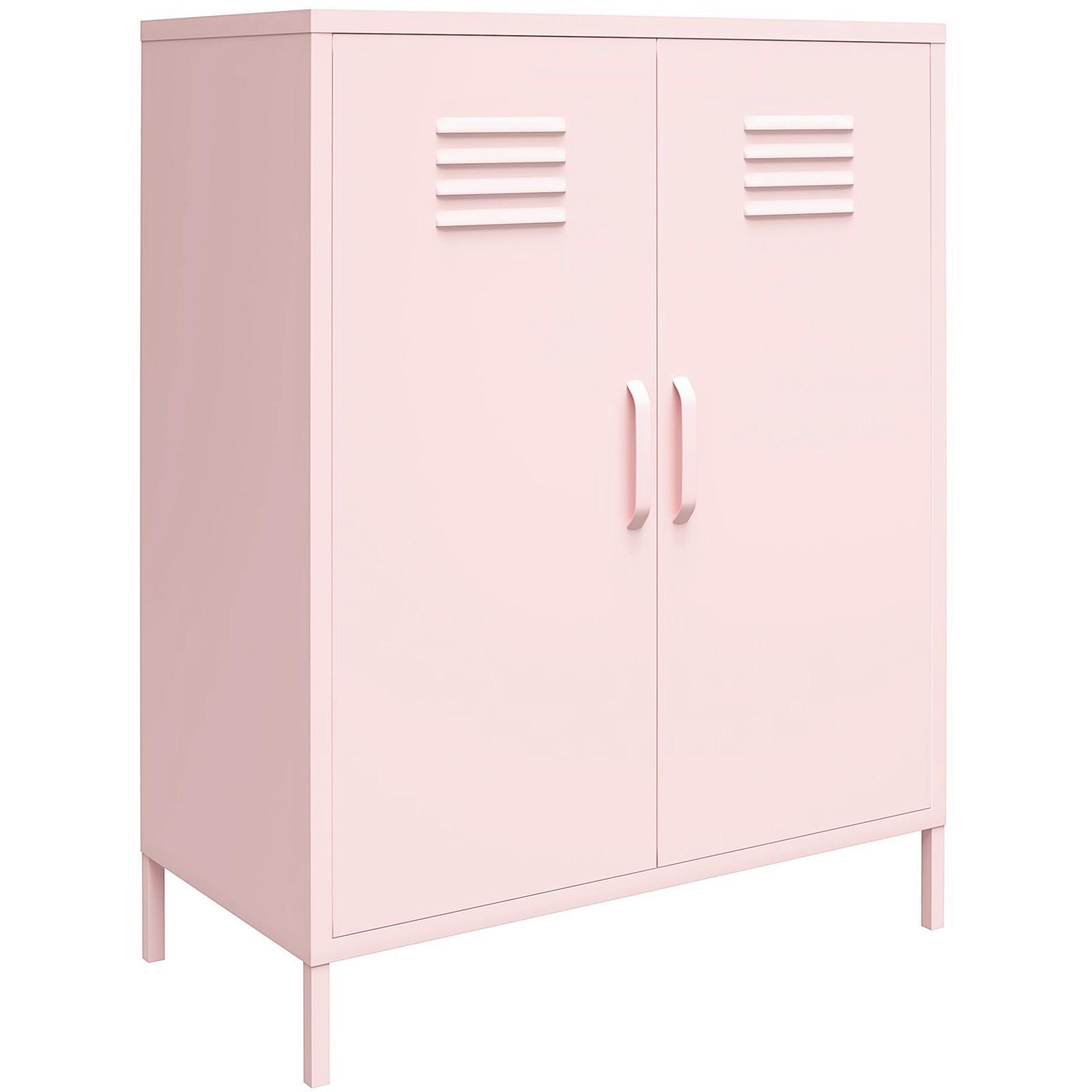 Highboard Cache Rosa B: 80cm - Rosa, Design, Metall (80/101/40cm) - MID.YOU