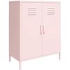Highboard Cache Rosa B: 80cm - Rosa, Design, Metall (80/101/40cm) - MID.YOU