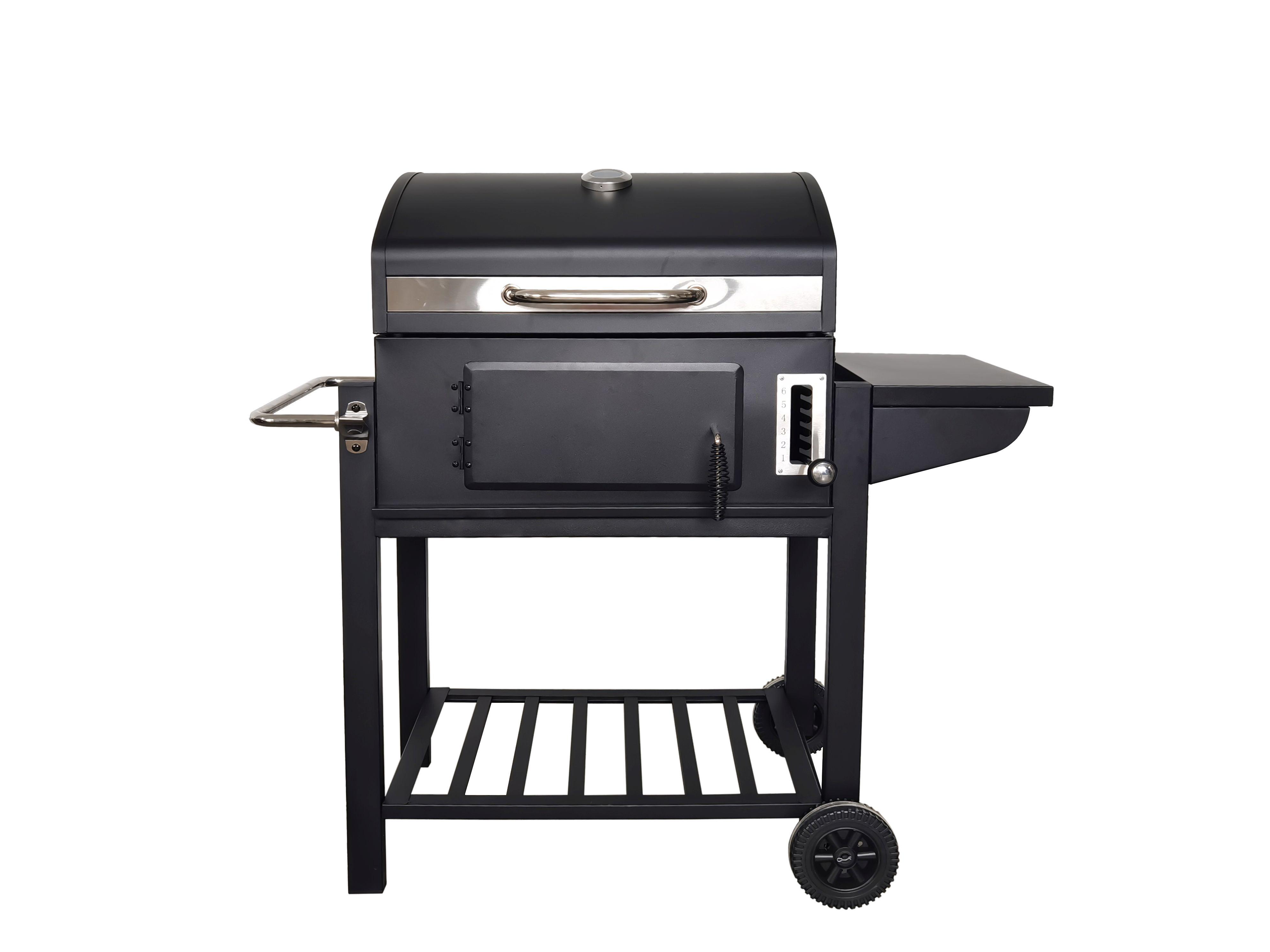Gril Na Dřevěné Uhlí Grillmax 4 - černá, Moderní, kov/plast (115/68/108cm) - Modern Living