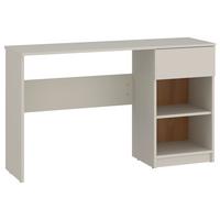písací stolík FANO š. 120 cm, dekor kašmír/dub - kašmírová/farba duba, Modern, kompozitné drevo (120cm) - Modern Living