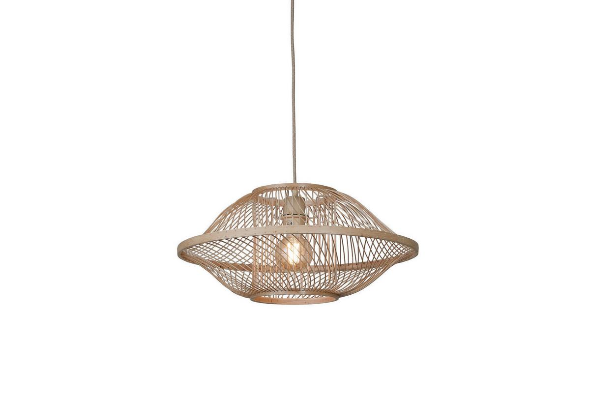 Hängeleuchte Maui - Naturfarben, Basics, Holz (52/25cm) - Good & Mojo