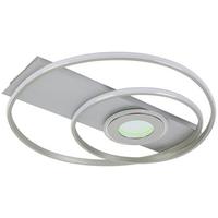 LED-Deckenleuchte CAMILLA - Silberfarben/Alufarben, Basics, Kunststoff/Metall (65/60/6cm) - Luca Bessoni