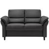 2-Sitzer-Sofa Cavoli, Schwarz B: 147 cm - Schwarz, MODERN, Textil (147/90/89cm) - Livetastic