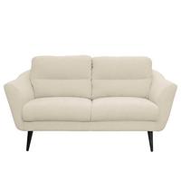 2-Sitzer-Sofa Tromso Creme B: 158 cm - Creme/Schwarz, Design, Textil (158/87/88cm) - Livetastic