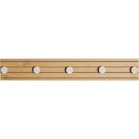 Nástěnná šatna Polar 5, š: 60 cm - barvy dubu/kašmírová, Moderní, kov/kompozitní dřevo (60/9/4cm) - Mömax