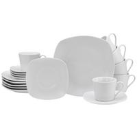 Kaffeeservice Amelie Porzellan 6 Personen - Weiß, Basics, Keramik - Creatable