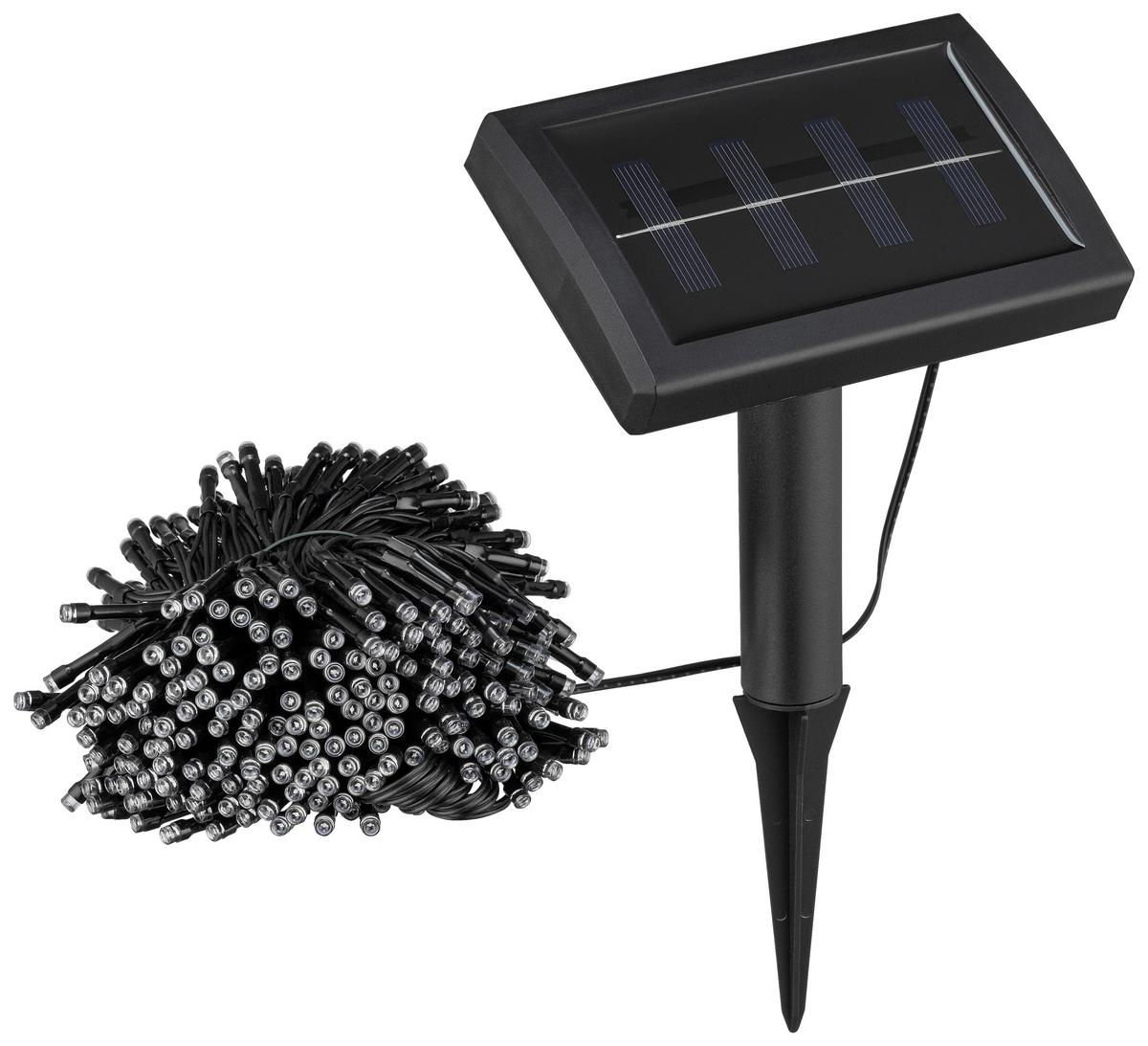 Solarleuchte, 400 Leds Ketti - Schwarz, Basics, Kunststoff (2395cm) - Homezone