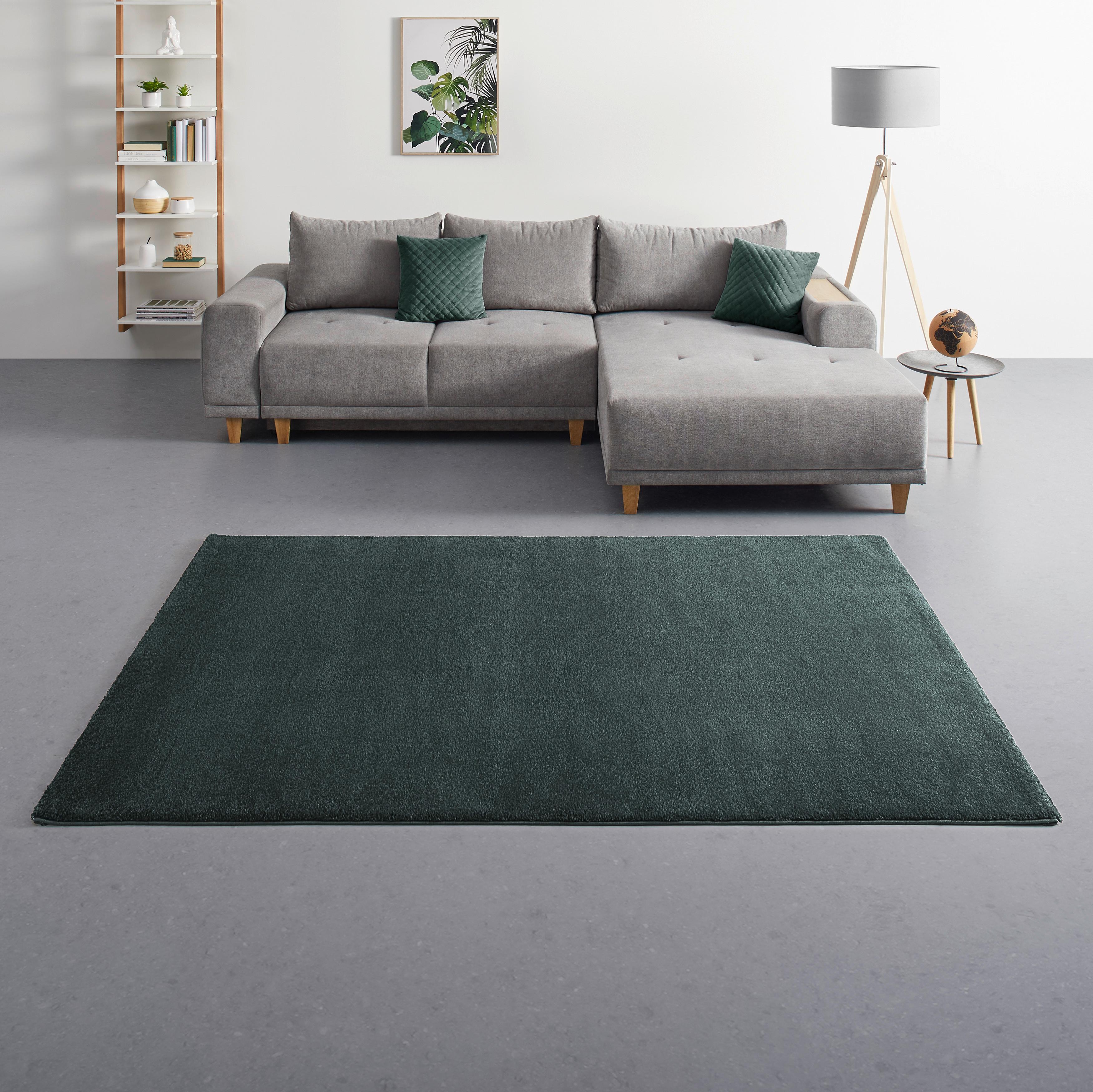 TKANÝ KOBEREC Octavia 2, 120/170cm, zelená - zelená, Modern, textil (120/170cm) - Mömax